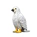 SHUYANshiyu 25 Cm Soft Sea Falcon Peluche Peluche Jouet Véritable Bird Blanc Toy Fabriqué Toy Cadeau (Color : Gyrfalcon, Height : 25cm)