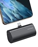 Charmast Mini Power Bank USB C 5000mAh,20W PD 18W QC USB C Battery Pack Quick Charge Portable Charger Compatible with USB C Phones Samsung Huawei,Pixel,LG,HTC,Moto,OnePlus,Xiaomi and More