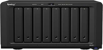 Synology DiskStation DS1821+ NAS Server for Business with Ryzen CPU, 32GB Memory, 16TB SSD Storage, DSM OS, iSCSI Target Ready