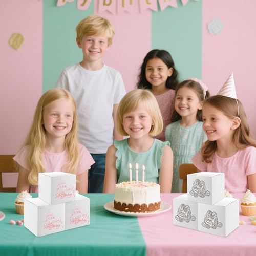 AKOLAFE 70 Stück Versandkarton Warensendung 10x10x10 cm Maxibriefkarton Klein Karton Box mit 3 Dicke Geschenkkarton Wellpappe Weiß für Bücher, DIY, Geschenk