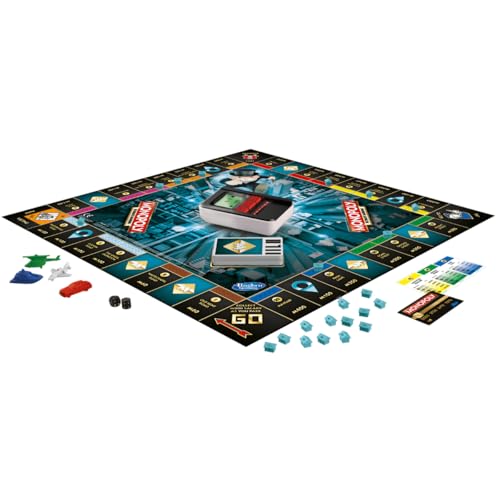 Image of Monopoly Ultimate Banking Edition Board Game, Includes Electronic Banking Unit, Fun Christmas Board Game for Families and Kids, Strategy Game for Kids Ages 8+, Best Birthday Gift