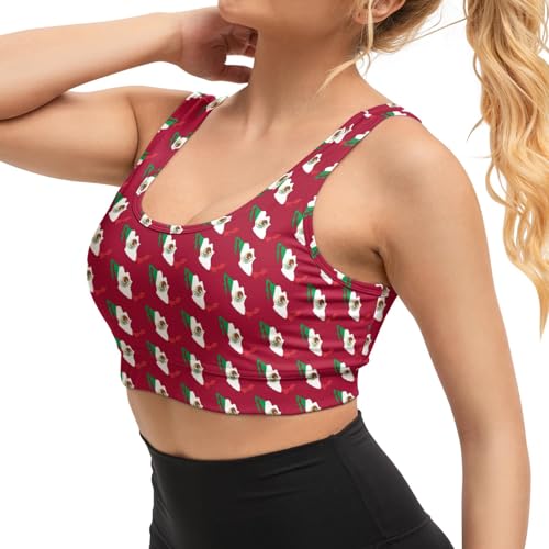 Image of Yoga top Women's Cheerleading Uniform Gym Outfit Running Crop Tops Yoga Shirts Casual Tank Top