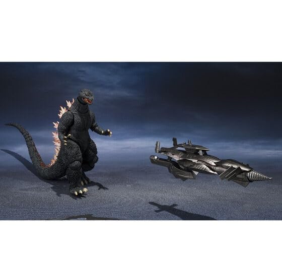 Amazon | S H.MonsterArts ゴジ ラ (2004) 放射熱線Ver. VS 新・轟天号