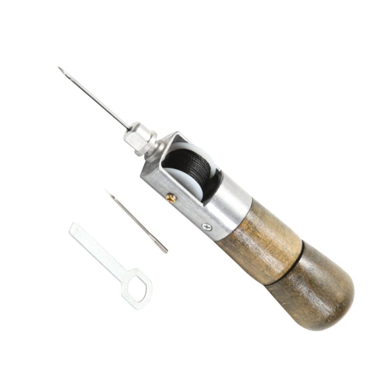 Angoily 2 Stck. DIY Leder Nähmaschine Handheld Nähwerkzeug für Handgefertigte Nähprojekte Tragbares Leder Stitching Tool für Zuhause und Bastelbedarf