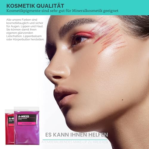 Epoxidharz farbe-Mica Pulver Pigment Farben Kerzenherstellung Lipgloss Badekugeln Farbe Schleim