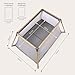 Tutti Bambini CoZee Go 3 in 1 Newborn Bassinet, Travel Cot & Playpen - Oak/Charcoal (with Waterproof Sheet Included)