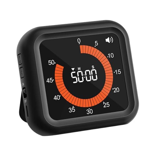 Timer per conto alla rovescia, orologio visivo, gestore del per scuola, cucina, bagno, lezioni e compiti a casa, per scrivania, lavarsi i denti, cucina esercizi di classe