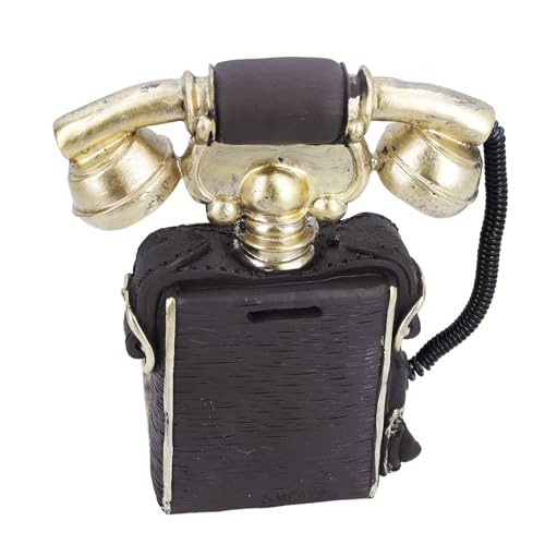 Téléphone rotatif rétro résine pour décorer meuble vide