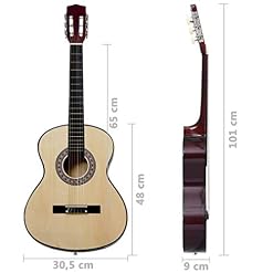 lyrlody Guitare en Tilleul, Guitare Classique Pleine Taille 4/4 39 Pouces pour débutants pour Amateurs - Les Beatles, Paul McCartney, John Lennon, RIngo Starr, George Harrison lyrlody Guitare en Tilleul, Guitare Classique Pleine Taille 4/4 39 Pouces pour débutants pour Amateurs – Image 4