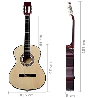 lyrlody Guitare en Tilleul, Guitare Classique Pleine Taille 4/4 39 Pouces pour débutants pour Amateurs - Les Beatles, Paul McCartney, John Lennon, RIngo Starr, George Harrison lyrlody Guitare en Tilleul, Guitare Classique Pleine Taille 4/4 39 Pouces pour débutants pour Amateurs – Image 4