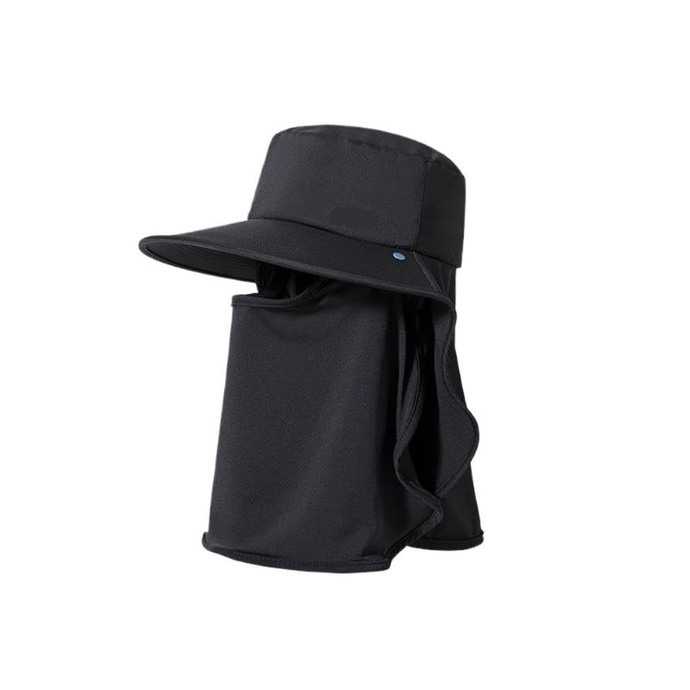 Cappello da Pescatore in Nylon con Patta for Il Viso, Set Sciarpa,