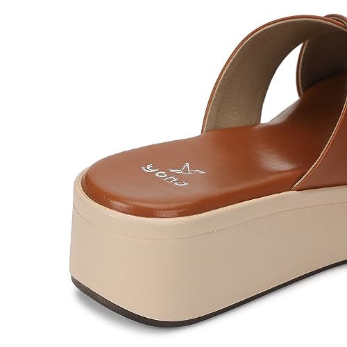 Image of YOHO Comfortable Wedges For Women | Latex Cushioning | Stylish & All Purpose | Vibrant Color | Travel Friendly | Modern Design