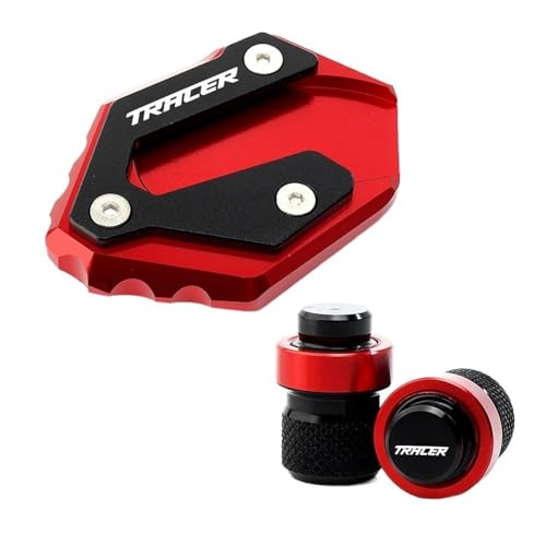 Extension de béquille Tracer 900 GT et MT-07 avec bouchons de valve