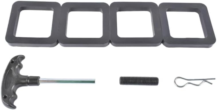 Adjustable Trailer Hitch Receiver 2.0 Inch 8 Inch Drop 17000 Lbs