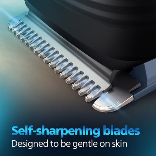 Image of Philips India's No.1 Men's Trimmer* | Skin Safe Beard Trimmer for Men | Durapower tech | Self Sharpening Blades | Skin Protect Comb | 30 min runtime USB charging | No oil needed | 2yr warranty |BT1244