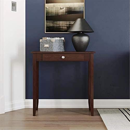 Image of Sheesham Wood Console Table || Wood Study Table for Living Room, Study Room || (Walnut-Finish, 32x18x27 Inch)