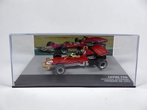 Carro a escala 1:43 Lotus 72D Emerson Fittipaldi 1971 miniatura 3