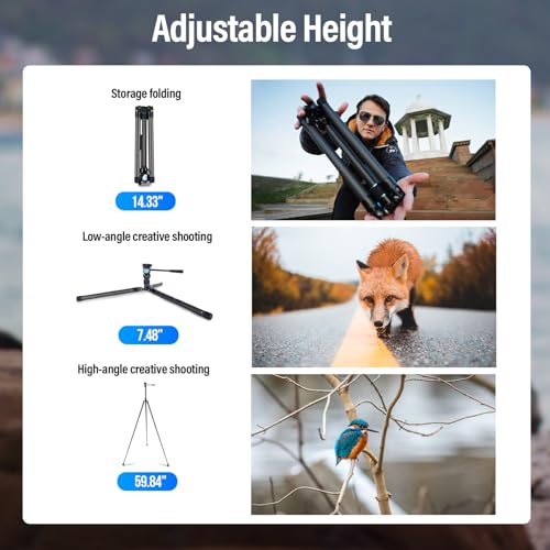 SIRUI Carbon Fiber Tripod Lightweight 2lbs with Panoramic