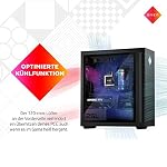 HP OMEN 25L Gaming Desktop, Intel Core i7-14700F, 16 GB DDR5 RAM, 1 TB SSD, NVIDIA GeForce RTX 4070 (12 GB), Windows 11 Home, Schwarz mit Seitenfenster – Bild 4