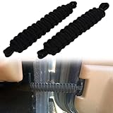 Door Limiting Straps Swing Door Check Limiter Compatible with Jeep Wrangler YJ TJ JK JKU JL JLU 1987-2024 Black