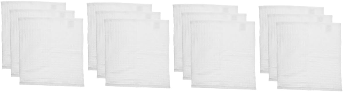 12pcs Cotton Rounds Reusable Face Makeup Remover Wipes for Bath Soft Square Face Towels