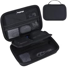 Electronic Organizer Travel Case for MacBook Power Adapter Chargers Cables Tech Organizer Hard Drive USB Flash Disk SD Card Cord Portable Electronics Accessories Bag