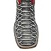 Vaccari Men's Cooper Genuine Grey Python Print Leather Texas Tech Embroidery Broad Square Toe Cowboy Boots - 8