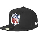 New Era 59Fifty Fitted Cap - NFL Shield Logo schwarz - 7 1/4