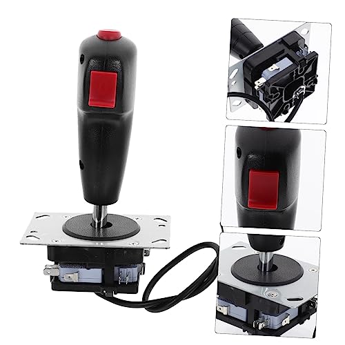 Kisangel Flight Stick Joystick Replacement Game Controller Accessory Vibration Micro Switch for Pc Flight Simulator and Arcade Game Players - Image 4