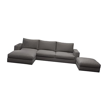 UJEAVETTE L Shaped Sofa Fashion Multifunction Sectional Sofa for Home Indoor Apartment Grey 250x175x85cm