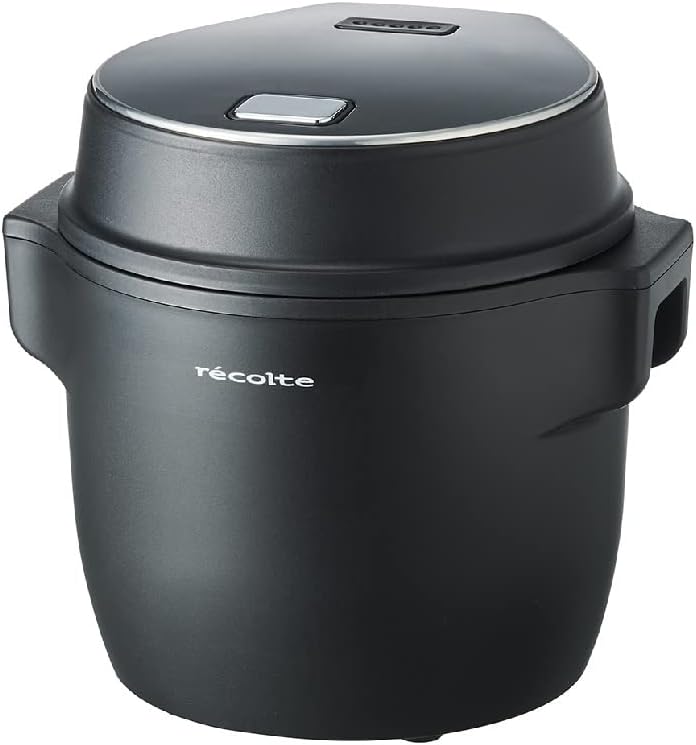 レコルト コンパクト ライスクッカー RCR-1 Compact Rice Cooker ブラック