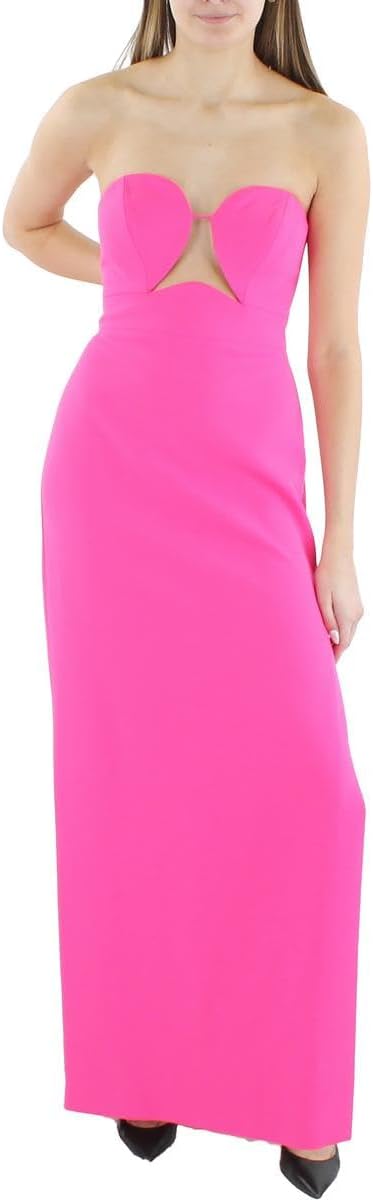 BCBGMAXAZRIA Women's Strapless Evening Dress with Morocco