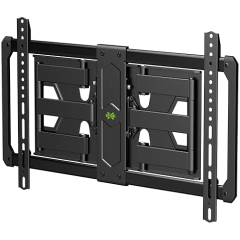 USX MOUNT Ultra Slim TV Wall Mount for Most 37-90 inch TV, Full Motion TV Mount Dual Swivel Articulating Tilt 6 Arms, Up to 120lbs, VESA 600x400mm, 16" Wood Studs, XML602-K … Cover