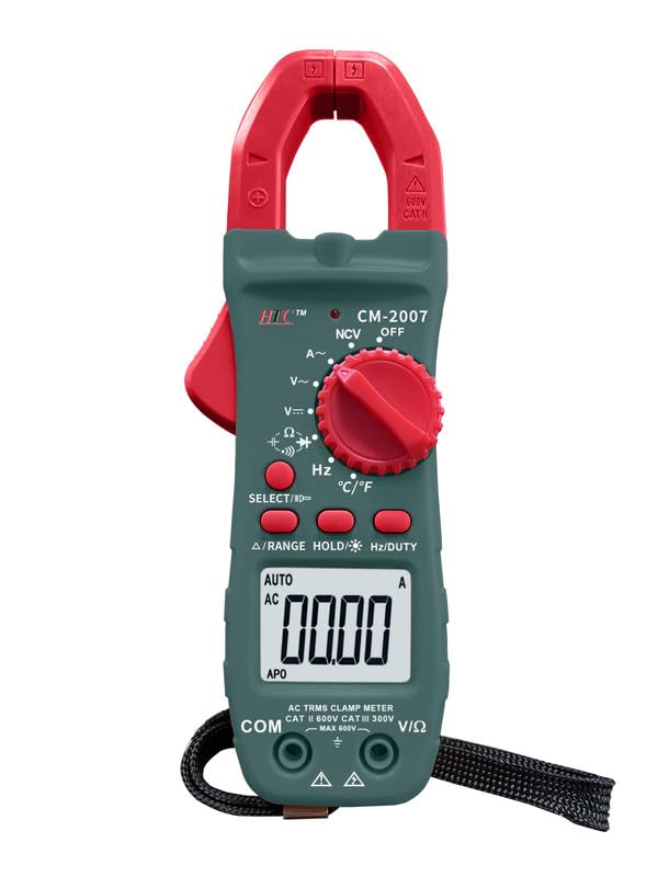 CM-2007, HTC HAZARI TECH CONNECT Digital Clamp Meter AC 800A Current, AC/DC 600V Voltage, 3¾ Digits, 3999 Counts, 28mm Jaw with Lighting, True RMS-image-47