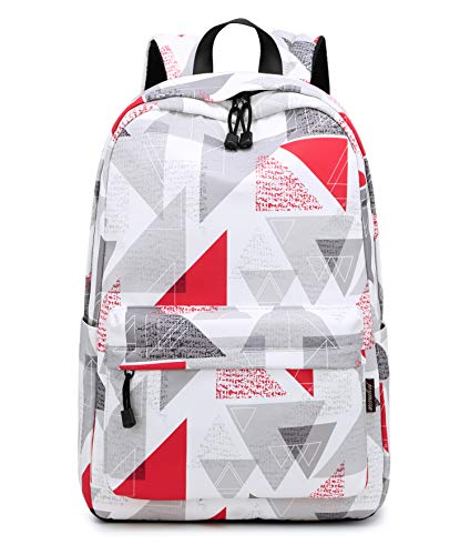 Joymoze Bolsa para Libros Escolar Linda para Niña Mochila para Portátil Casual para Mujeres Triángulo