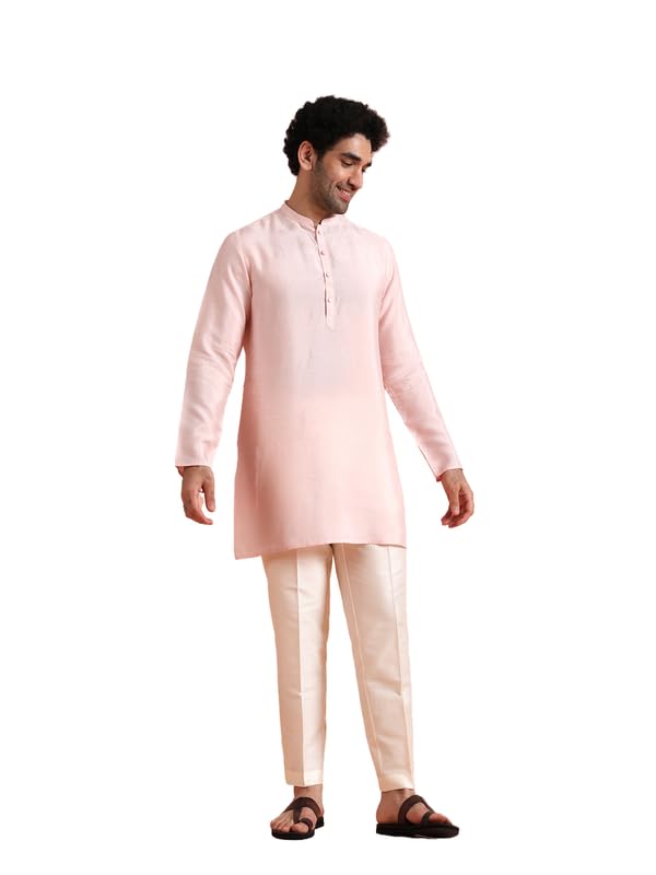 Costume traditionnel kurta homme en tissu solide de qualite superieure