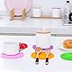 Küchen Silikon Schwamm,5 PCS Silikon-Reinigungsbürste,Geschirrspülmittel Antibakterieller Schwammwäscher Multifunktionale Reinigungsbürste zum Waschen von Gemüse-Obstschalen-Geschirrtopf