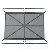 キャンピングムーン(CAMPING MOON) アウトドア 天井収納ネット 車 カーゴネット ルーフ 90×64cm Lサイズ 車内 小物入れ 収納便利 荷物ネット バックル固定 調整可 B-965