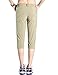 Hopgo Women's Quick Dry Outdoor Capri Pants Lightweight Cargo Pants Crop Hiking Pants