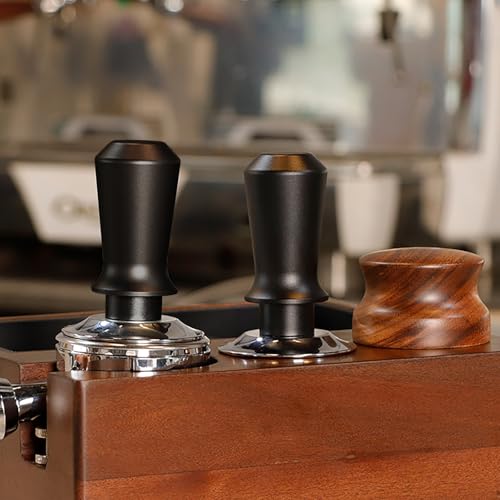 Foeska Coffee Tamper, Espresso Tamper, Spring-Loaded Calibrated Tamper with Stainless Steel Base, 30lbs Constant Pressure, Coffee Accessories(Black,51mm) - Image 6