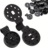 50Pcs Shade Cloth Clips, Plastic Tarp Clips, Greenhouse Shade Cloth Fix Clamp, Windproof Awning Clamp Grip, Universal Garden Plant Clamps for Garden Patio Awning Mesh