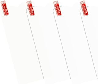 شاشة حماية كاملة من الزجاج المقوى بحواف شفافة لموبايل شاومي ريدمي نوت 7 برو وشاومي 6.3 بوصة مجموعة 4 قطع -