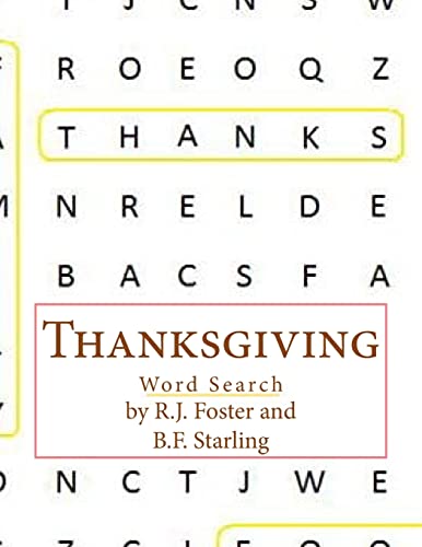 Thanksgiving: Word Search 1519351151 Book Cover