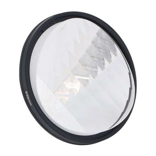 ASHATA Linear Glass Prism Camera Filter, MRC Coating, Repetitive Image Photography Foreground Blur