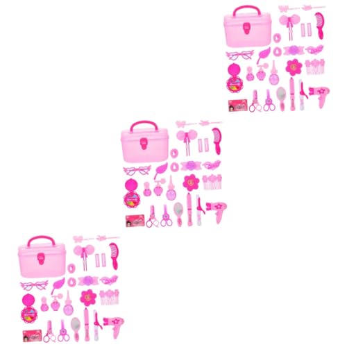 Toyvian 3 Conjuntos 25 Unidades mini brinquedo de menina brinquedos para meninas crianças fingem bri