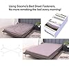 Siaomo Sheet Fasteners Suspenders Straps - Adjustable Crisscross Bed Sheets Holder Clips Elastic Band Sheet Keeper Stays Grippers,2Pcs/Set White
