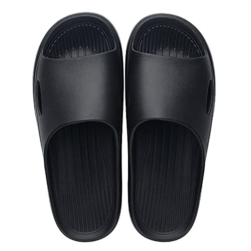 Rojeam Women & Men Shower Slippers Open Toe House Slides Bathroom Sandals