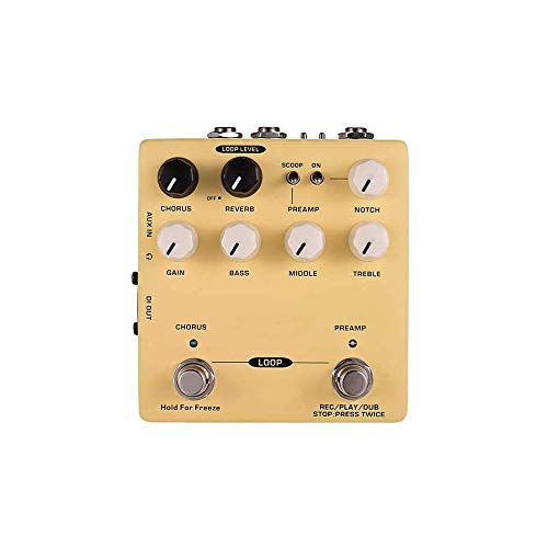 WSMLA Band Créateur et for Plancher Acoustique Préampli + DI pédale d’effet avec Chorus Reverb 60 Geler Boucle for… - Les Beatles, Paul McCartney, John Lennon, RIngo Starr, George Harrison WSMLA Band Créateur et for Plancher Acoustique Préampli + DI pédale d'effet avec Chorus Reverb 60 Geler Boucle for… – Image 4