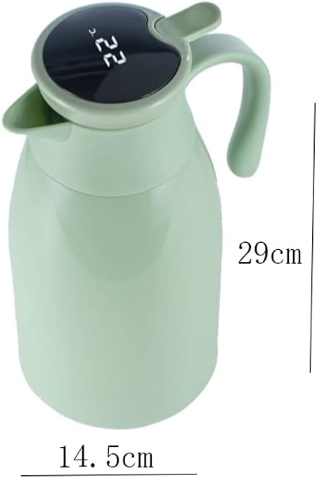 1.3L Smart Insulation Kettle Bottle Home Hotel Large Capacity Glass Liner Coffee Pot Temperature Display Water Bottle