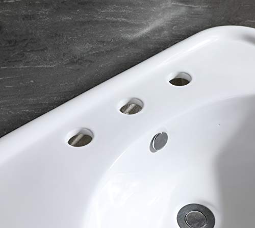 Kingston Brass Vpb2268B Robert Console Sink Top, White #TOP4